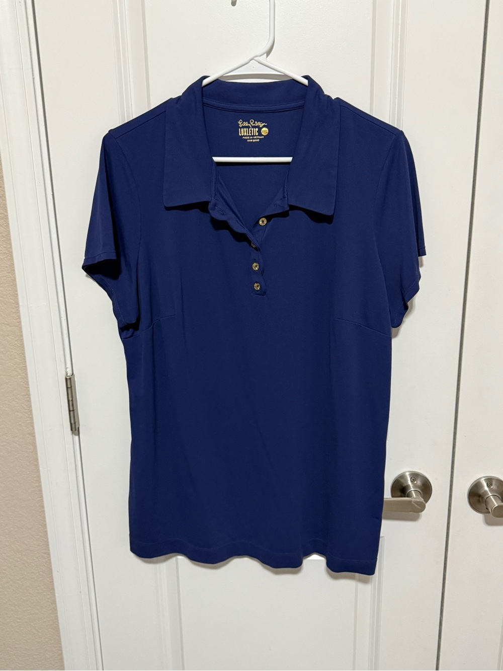 Lilly Pulitzer Frida polo XXL Navy like new